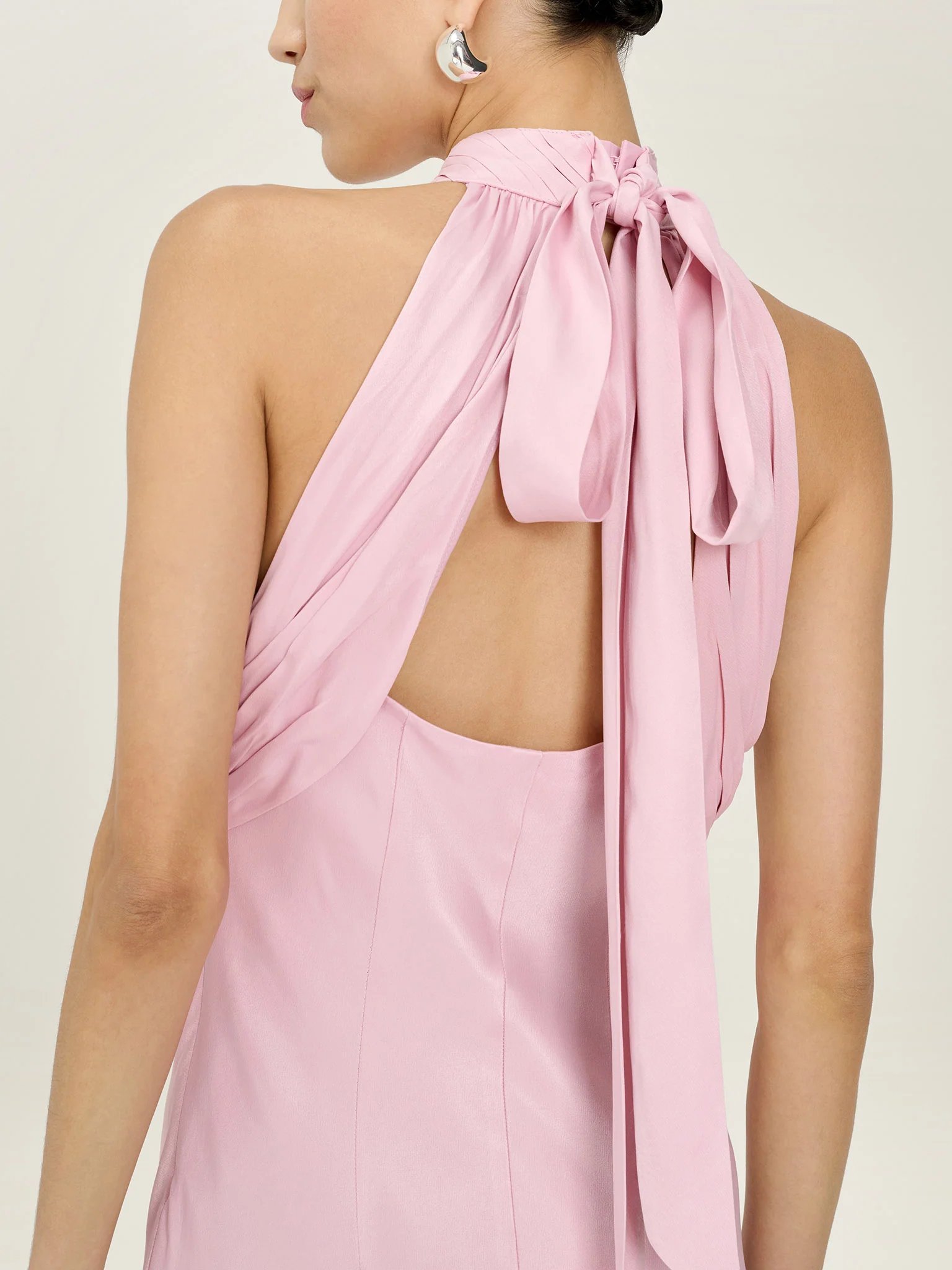 OMNES Milos Dress in Bleached Mauve - 4