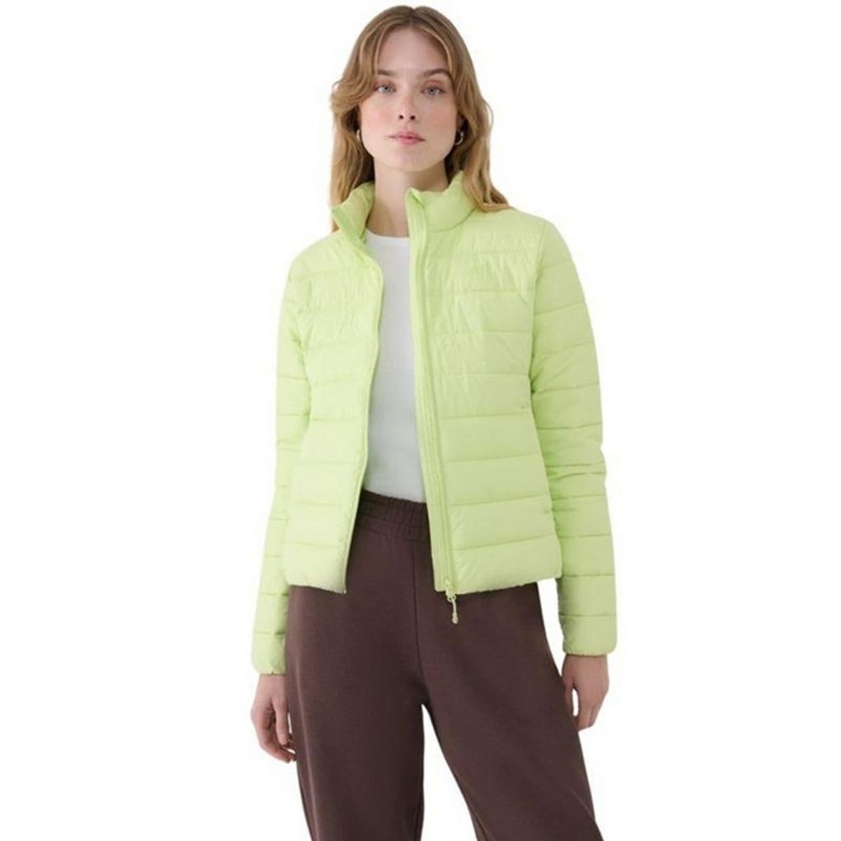 4F 4F Women's WSS25TDJAF533 Padded Jacket in Light Green - 4