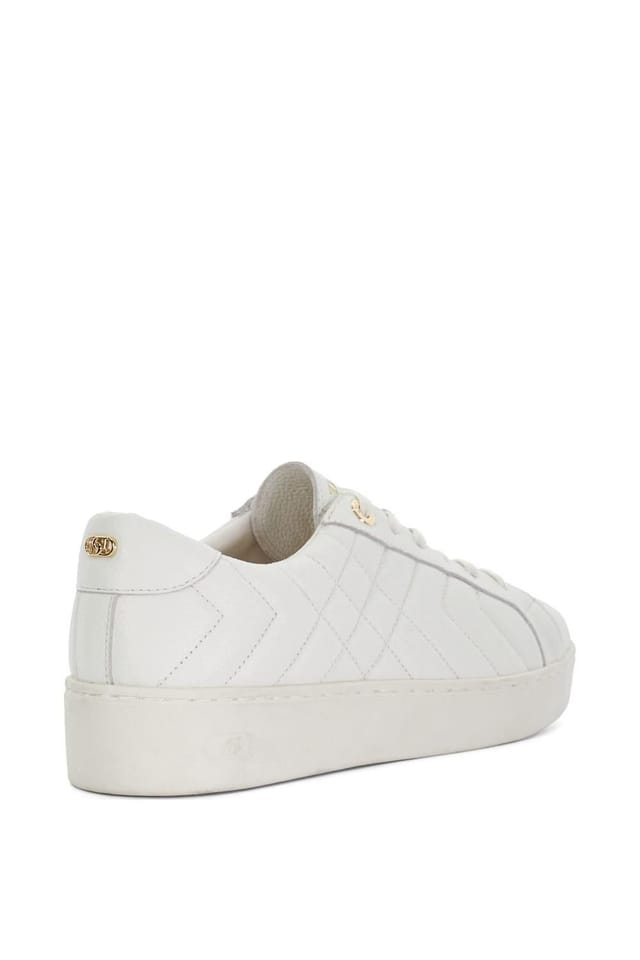 Dune London Dune London Women's 'Egent' Leather Trainers in White - 3