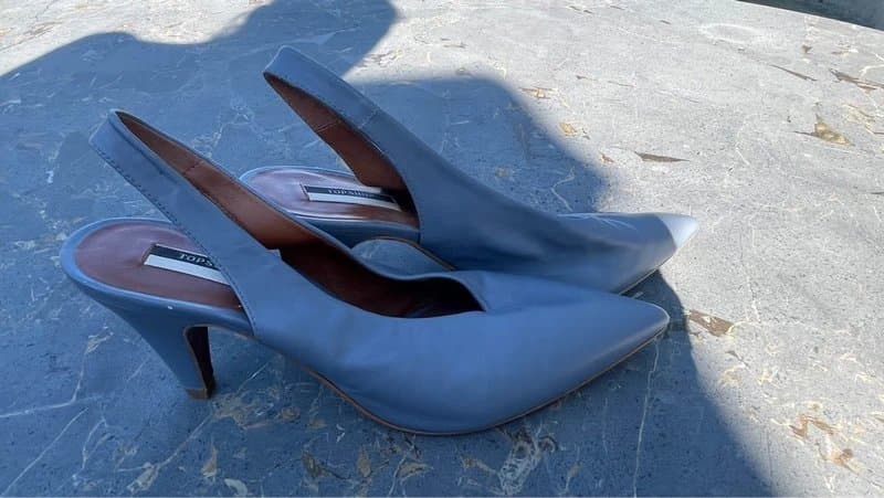 Topshop Topshop Grey Slingbacks size 5