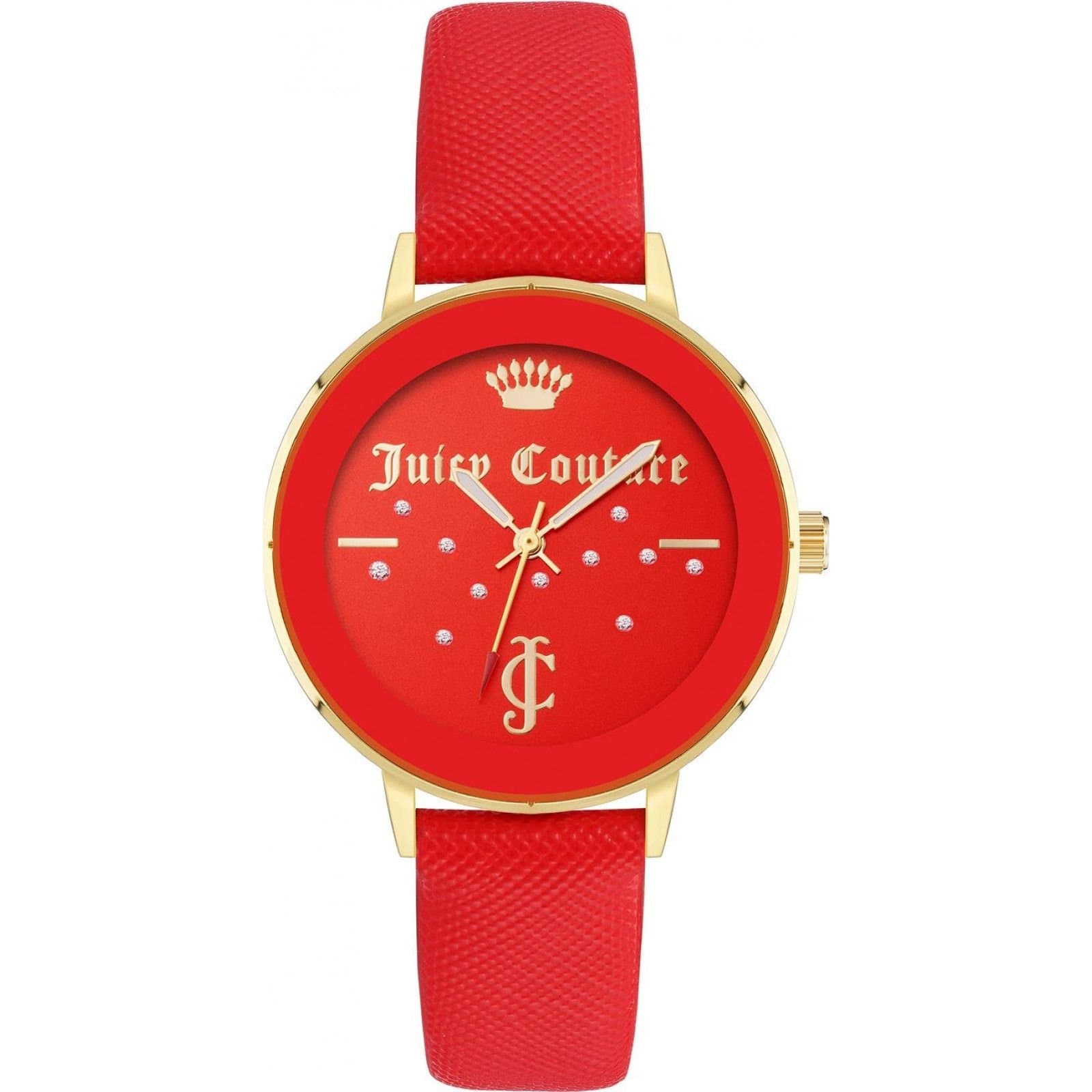 Juicy Couture Juicy Couture Women's JC1264GPRD 38mm Quartz Watch in Red
