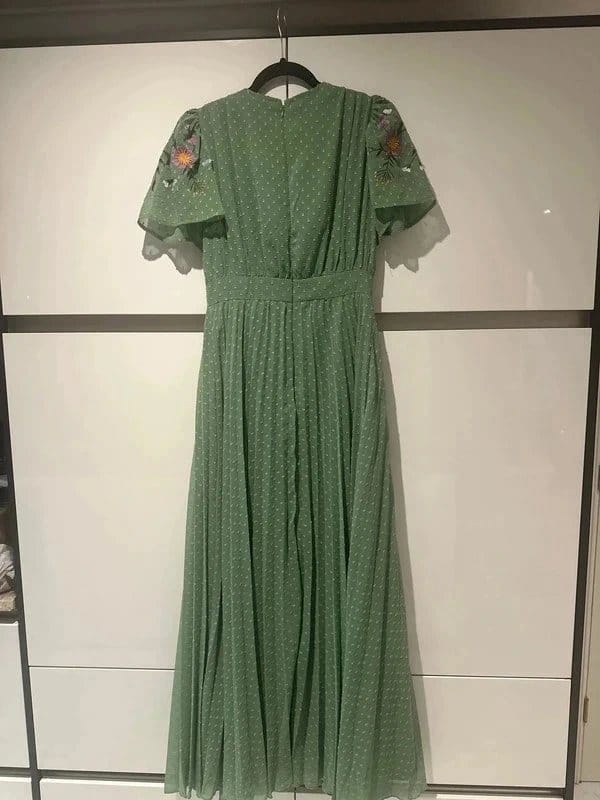 ASOS Design Green chiffon dress - 1