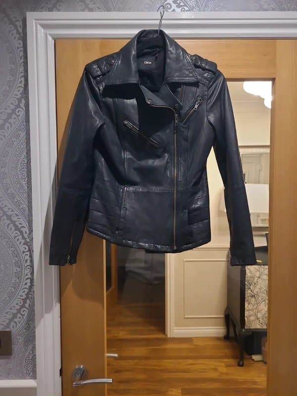 ASOS Asos leather biker jacket