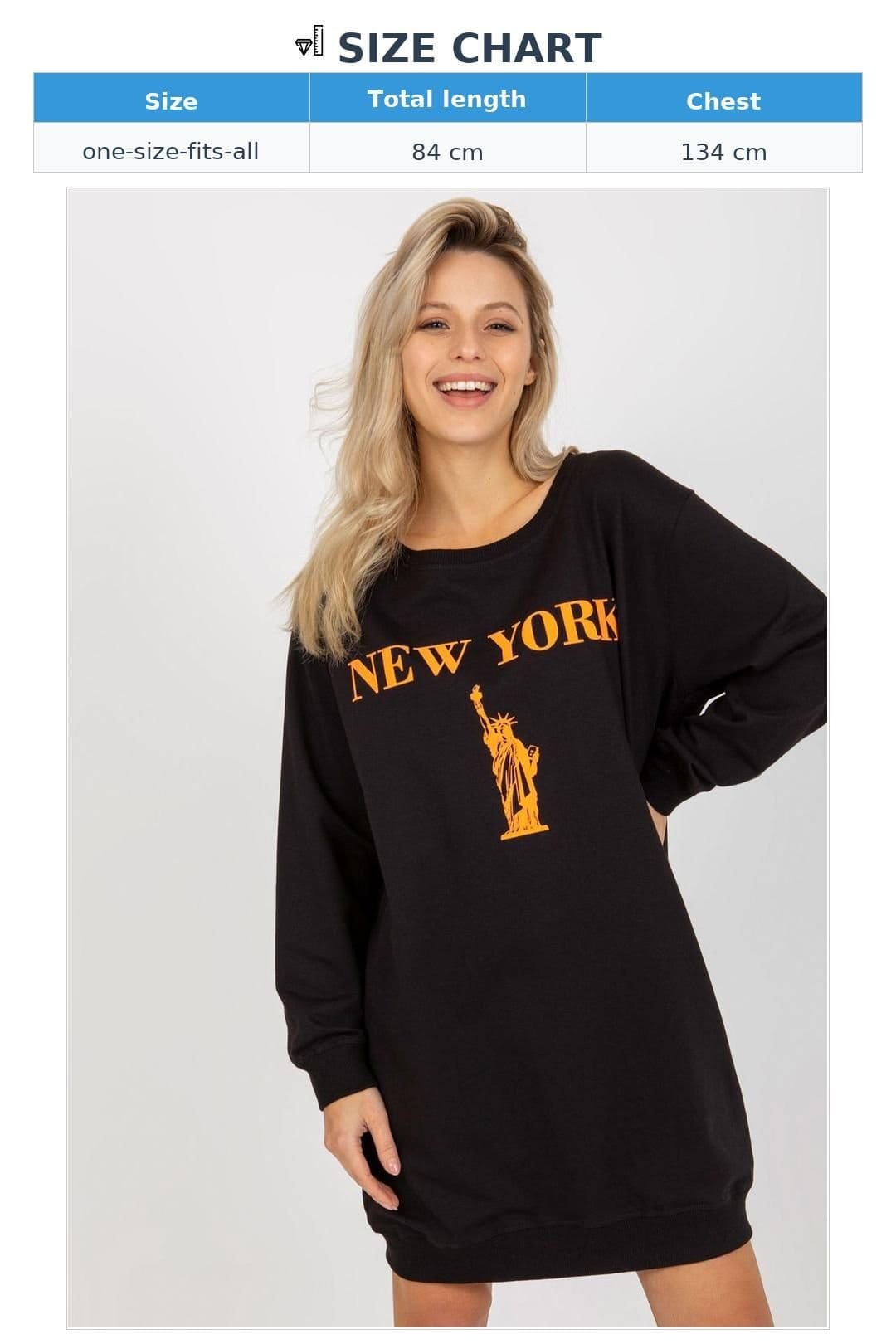 Love Lace Love Lace Women's Oversized Casual Printed Blouse Long Sleeve in Black - 4