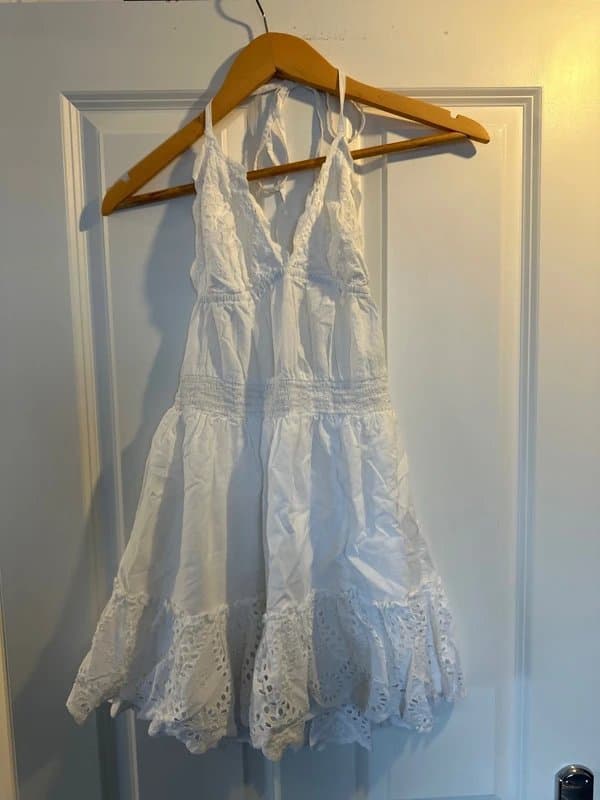 ASOS ASOS halter neck crochet beach cover up