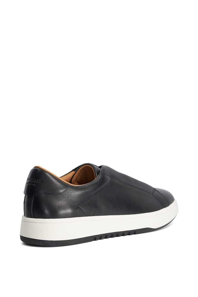 Dune London Dune London Men's 'Troys' Leather Trainers in Black - 3