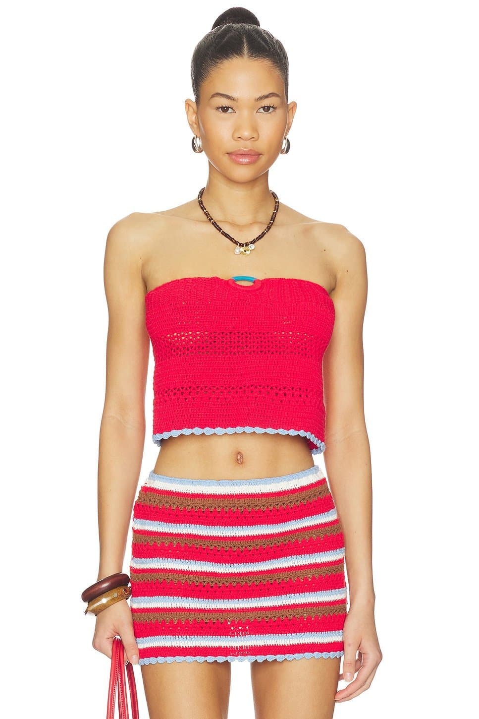 revolve Revolve Siren Crochet Crop Top