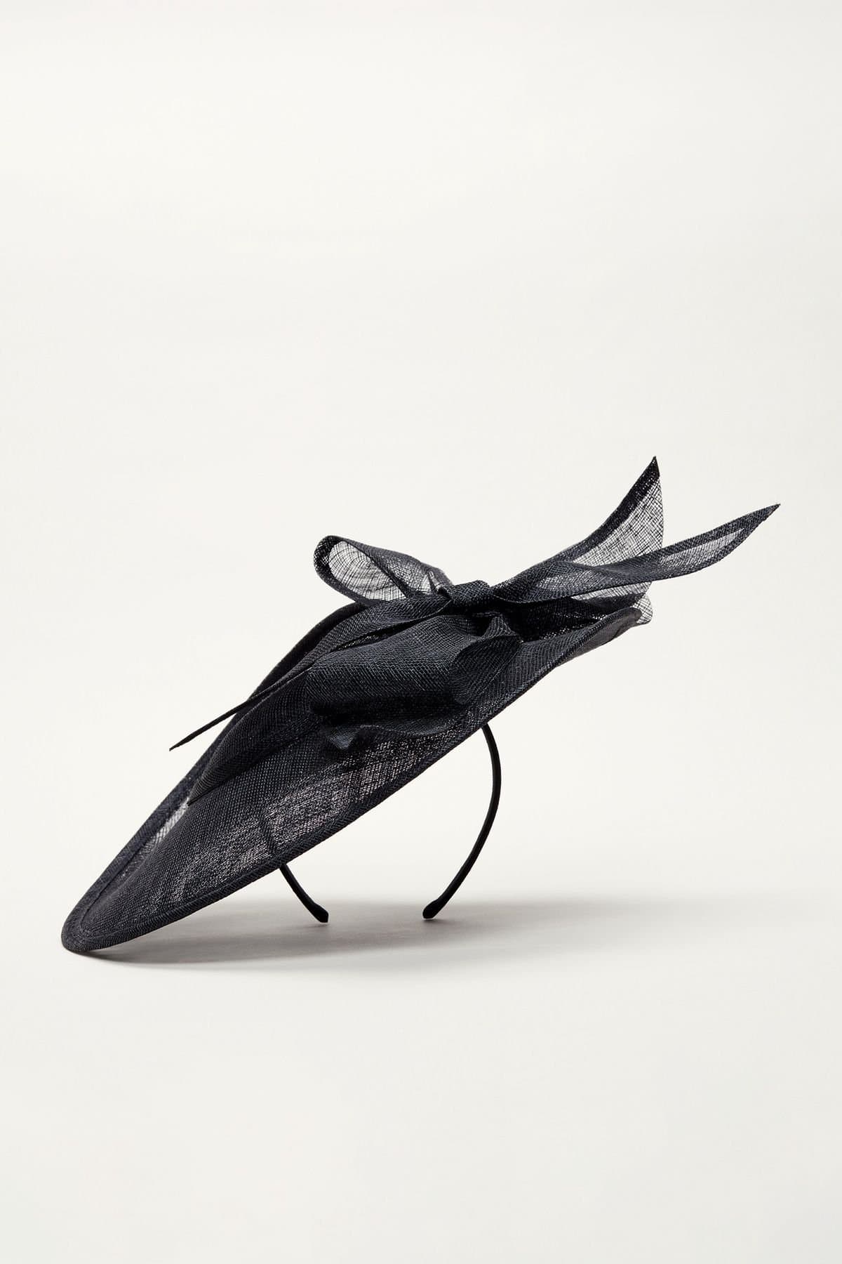Phase Eight Phase Eight Women's Double Bow Disc Fascinator in Black