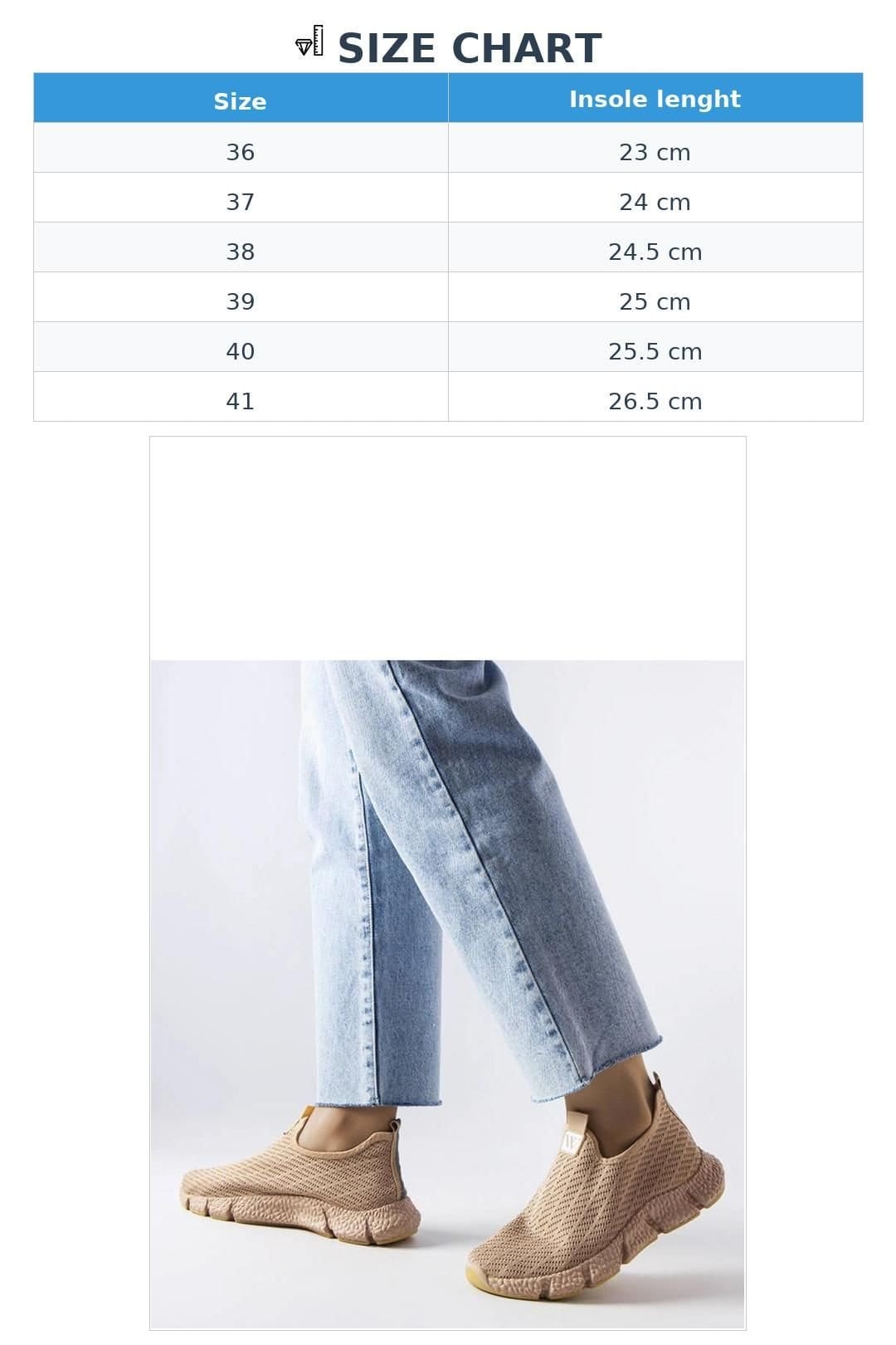 Love Lace Love Lace Women's Sport Slip On Sneakers Ventilated Fabric Round Toe Sole in Beige - 4