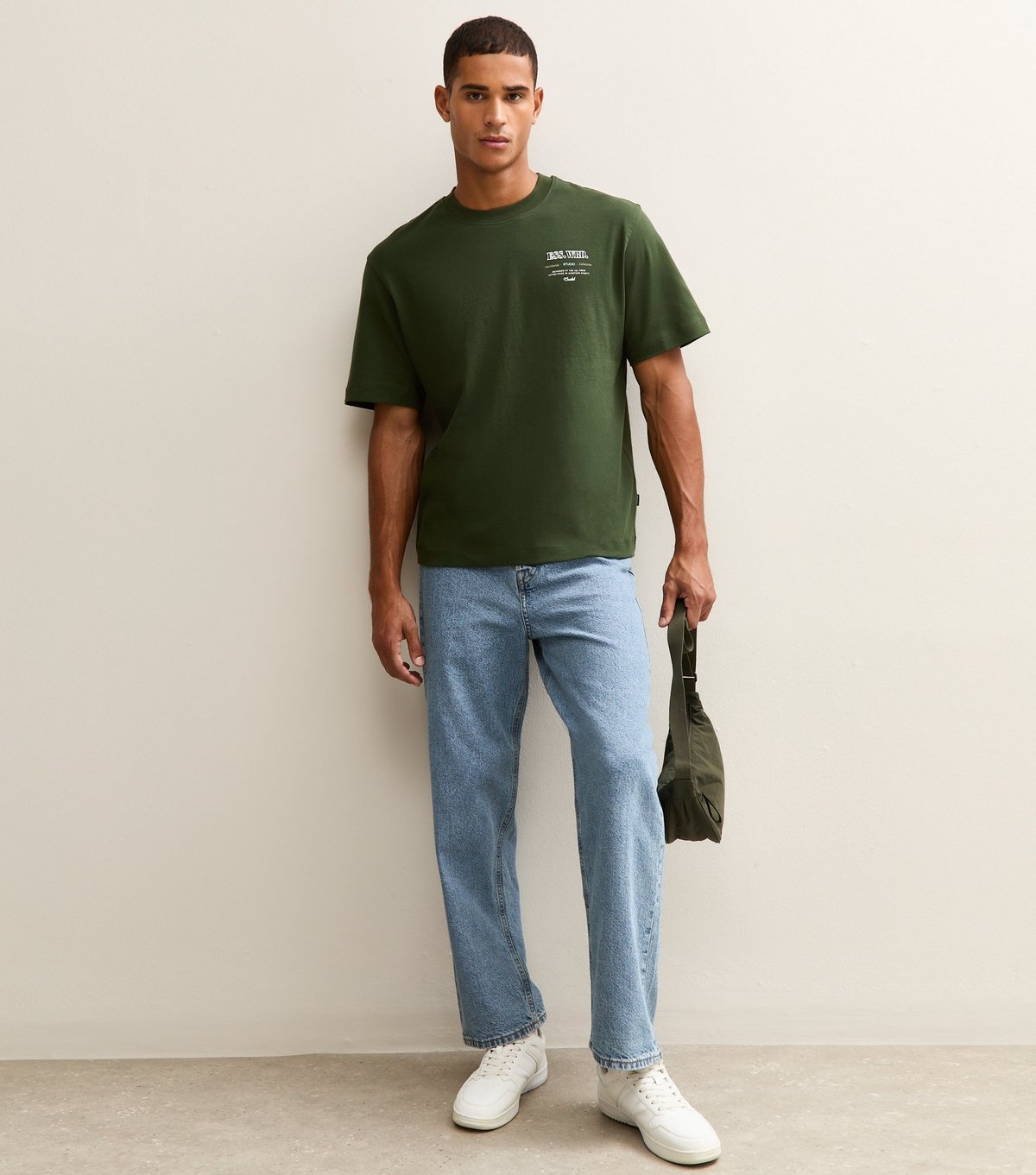 jack & jones Men's Blue Straight Leg Jeans Jack & Jones New Look - 2