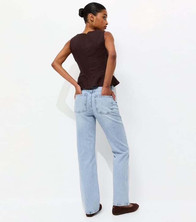 New Look Women's Blue Anica Straight Leg Jeans New Look - 3
