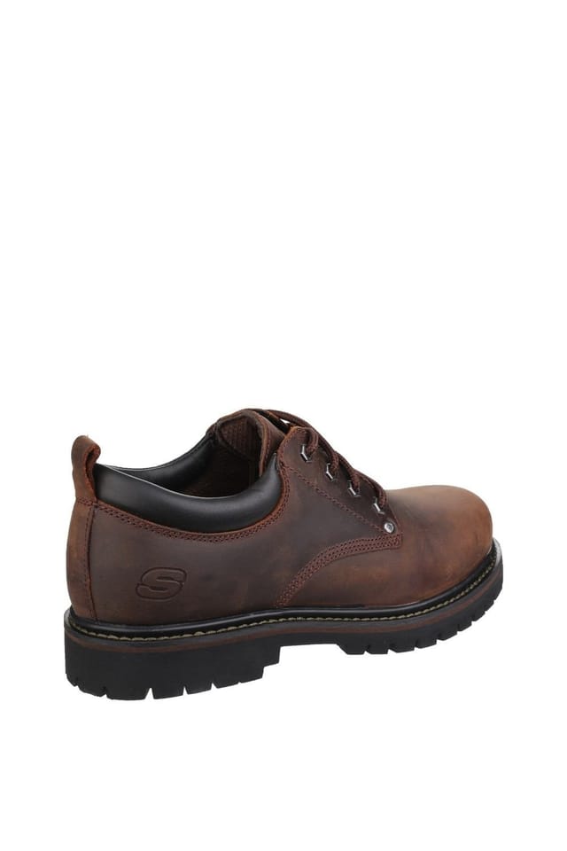 Skechers Skechers Men's 'Tom Cats' Leather Shoes in Dark Brown - 2