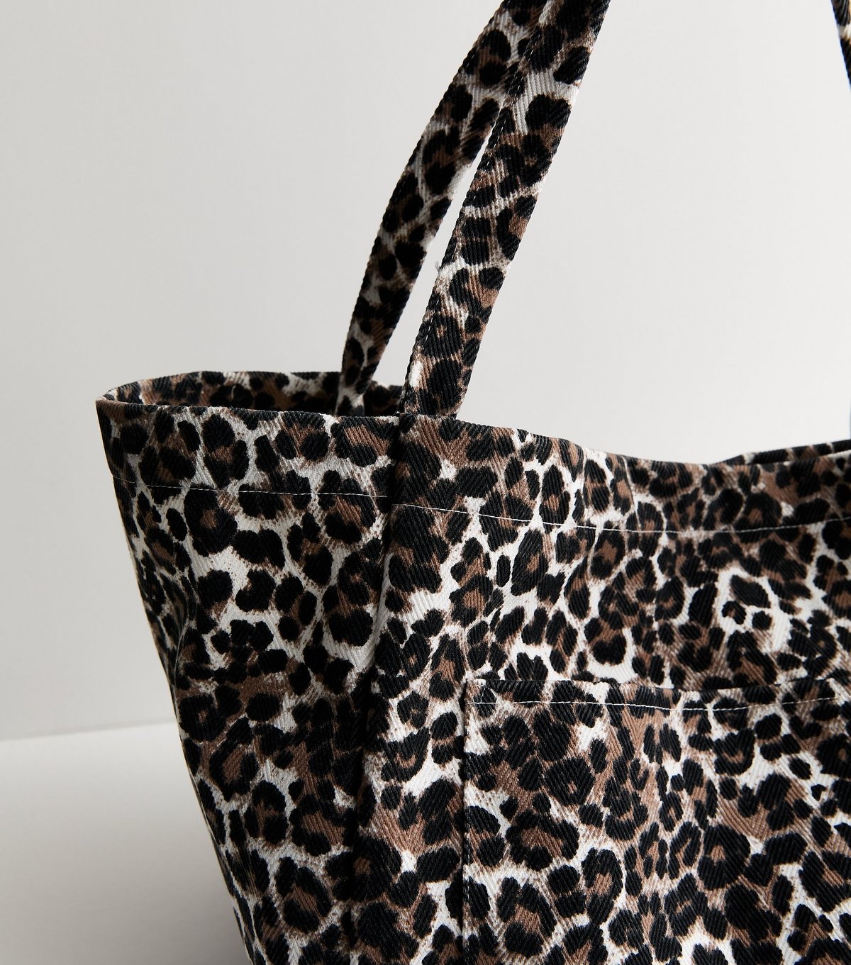 New Look Brown Leopard Print Slouch Tote Bag New Look - 4