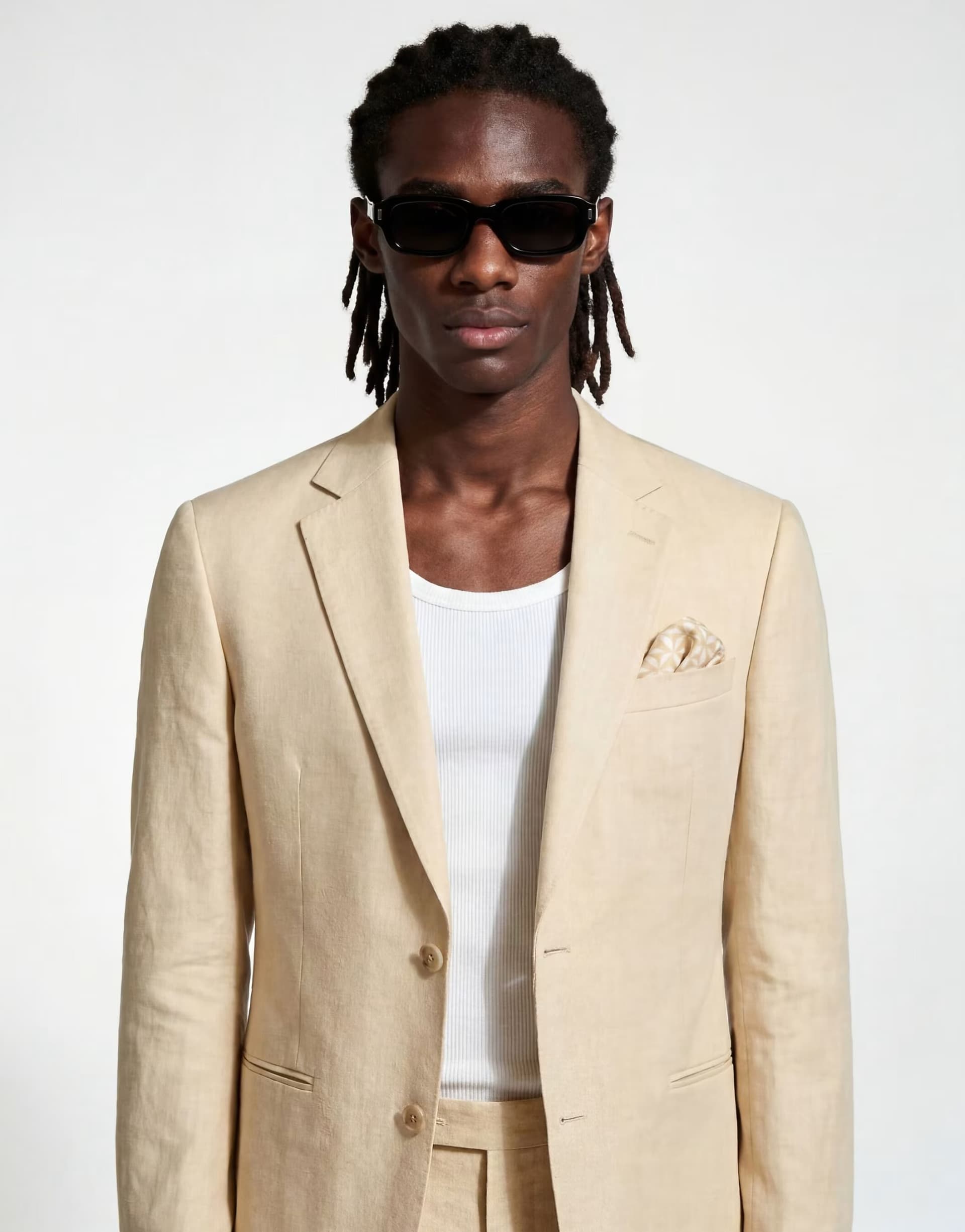 ASOS Harry Brown Giacomo slim fit single breasted suit jacket in butternut