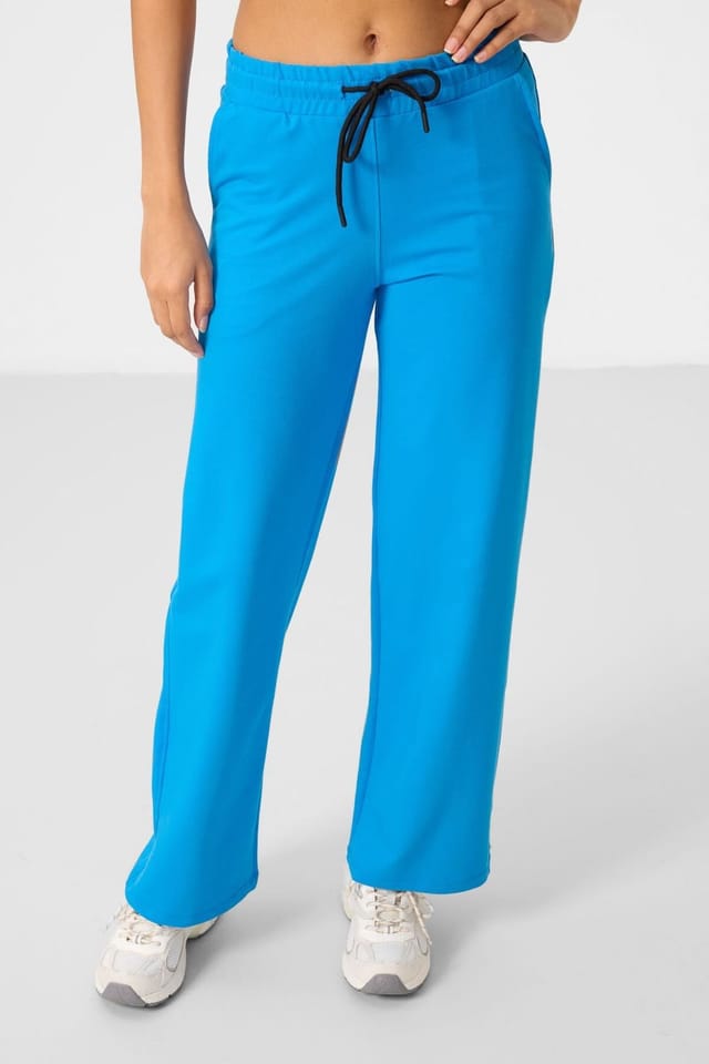 Tommy Life Tommy Life Women's Fleece Tracksuit Set in Bright Blue - 2