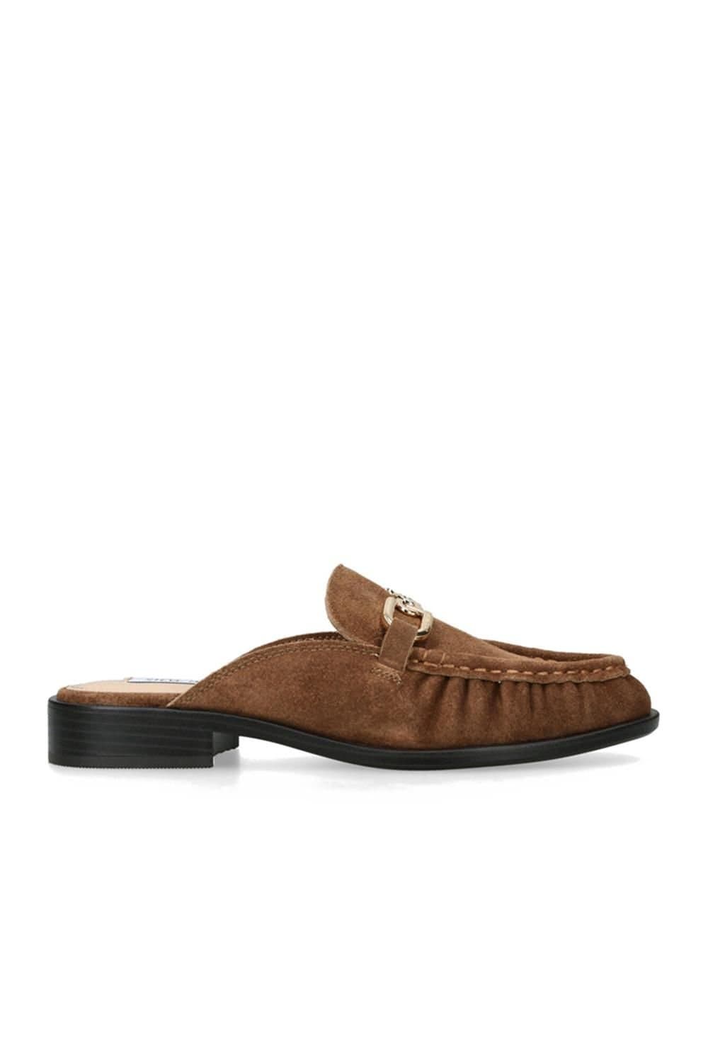 Steve Madden STEVE MADDEN Women's 'Kapture Brown Suede' Suede Flats
