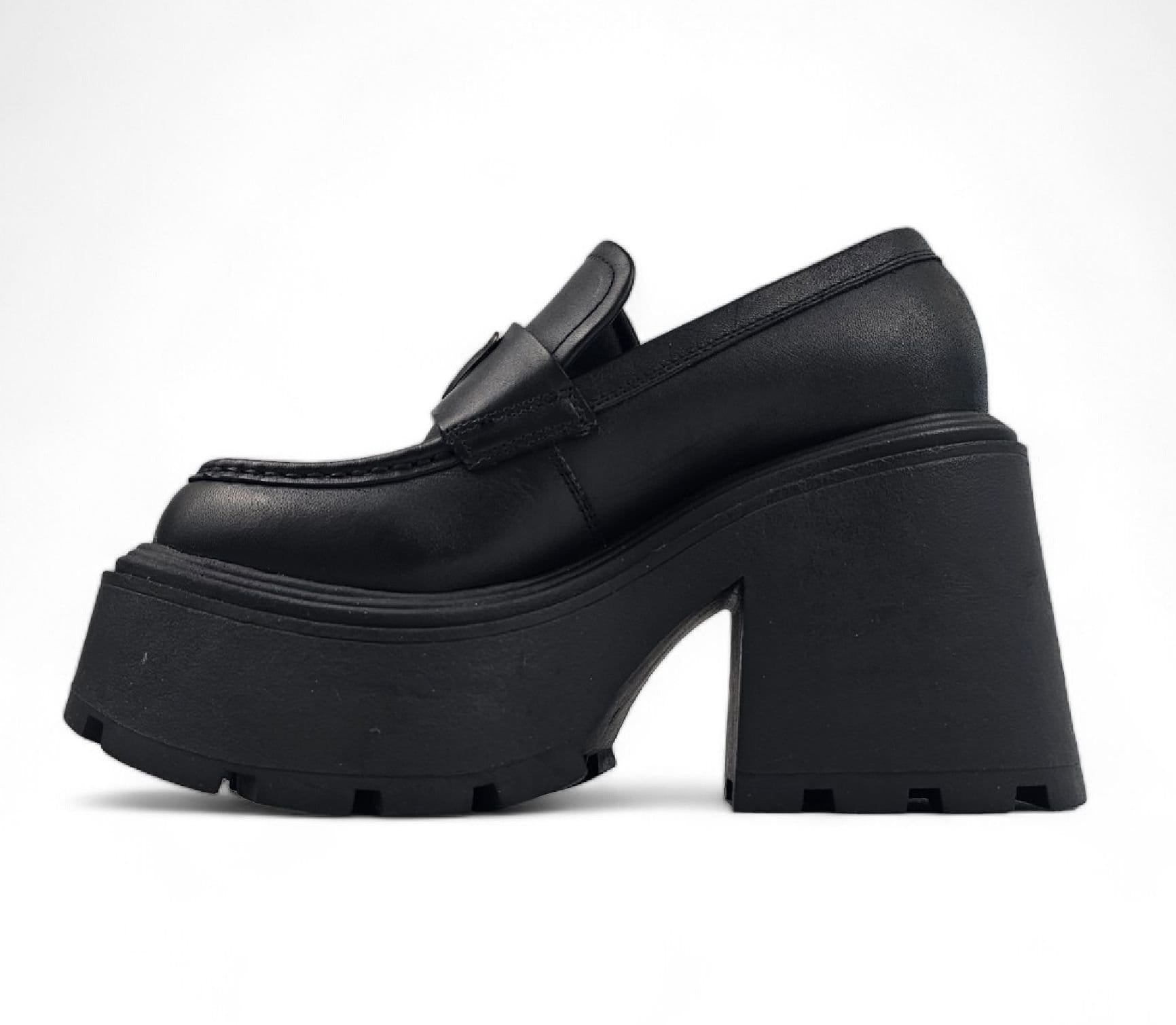 Windsor Smith Windsor Smith Women's Leather Platform Shoes - Spolied in Black - 4