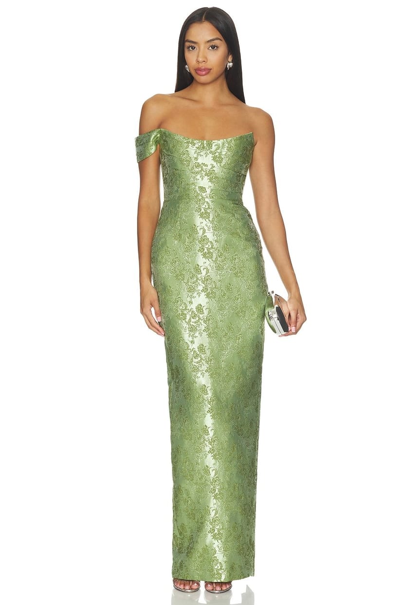 revolve Jackson Jacquard Gown - 1