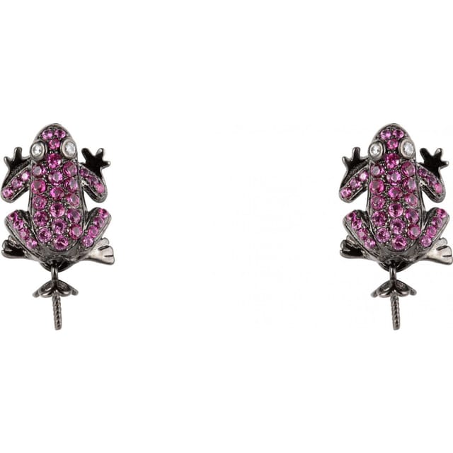 Lancaster Lancaster Women's JLA-EAR-FROG-5 Pair Of Earrings - 3
