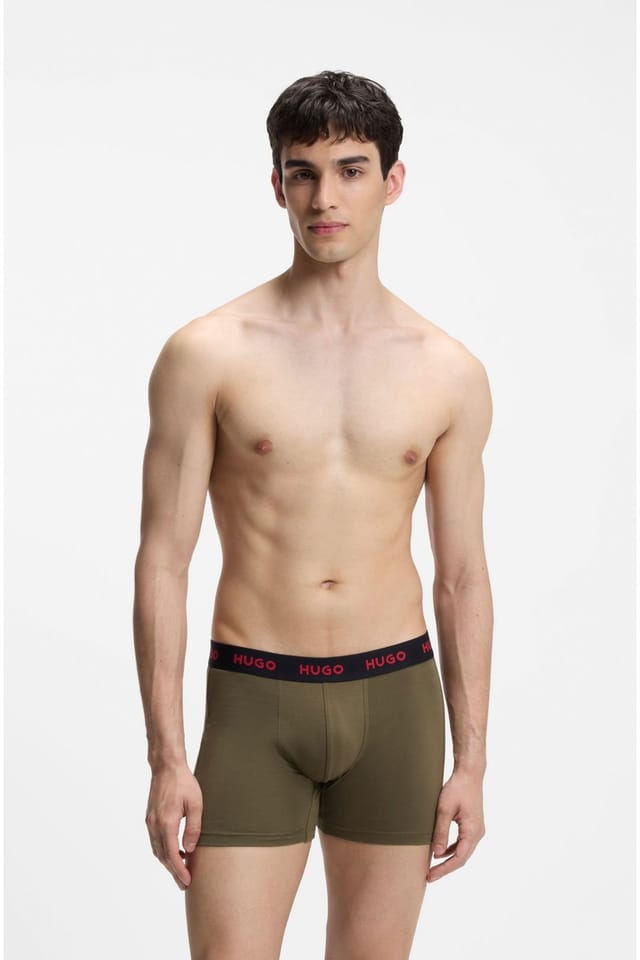 HUGO Hugo Men's Boxerbr Trplt Design Open Green - 3