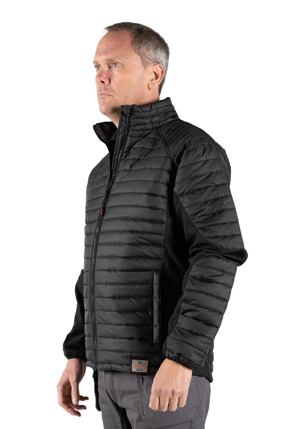 Unbreakable Unbreakable Men's Rutland Puffer Jackets in Black - 4
