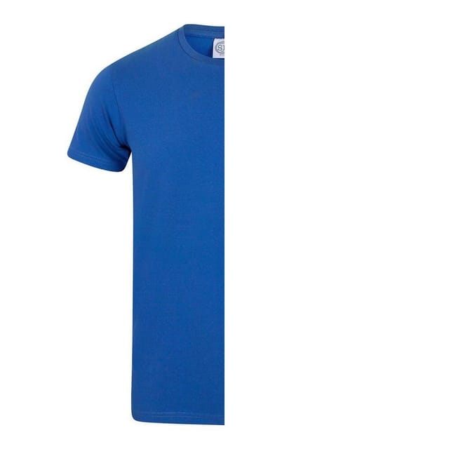 SF Men SF Men Men's Feel Good Stretch T-Shirt in Blue - 2