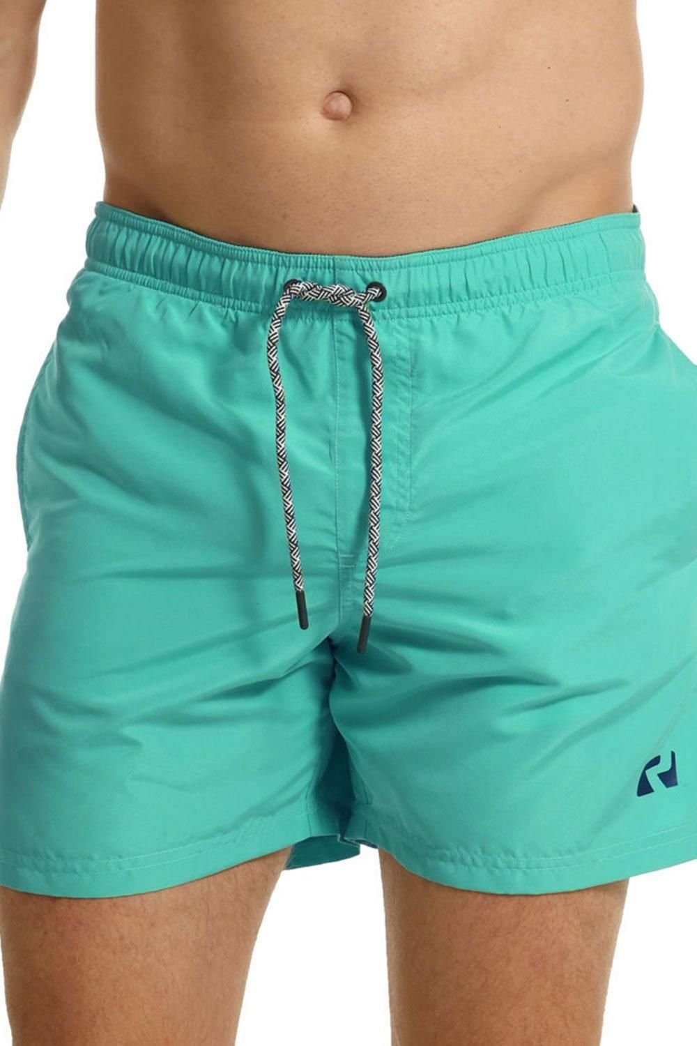 RIPT Essentials RIPT Essentials Men's Plain Swim Shorts in Turquoise - 2