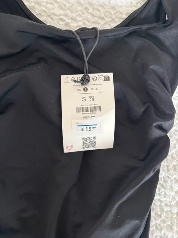 Bershka black Bershka bodysuit