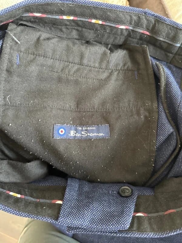 Ben Sherman Ben Sherman navy suite trousers