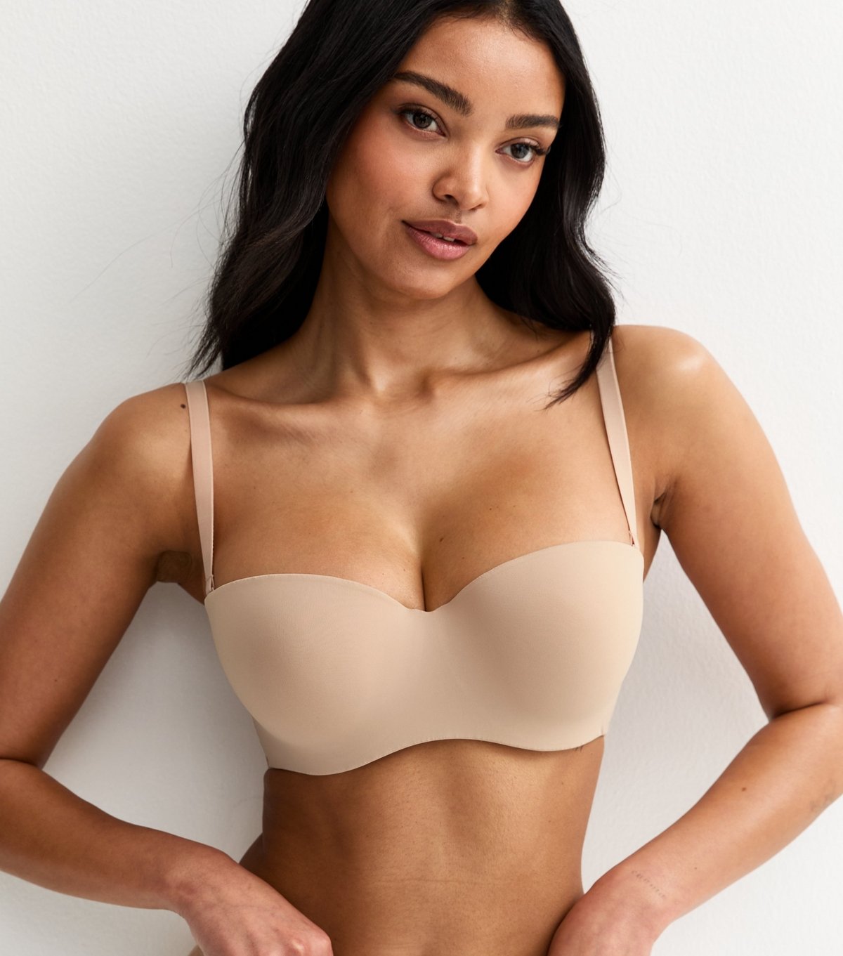 New Look Women's Tan DD+ Microfibre Multiway Strapless Bra New Look - 2