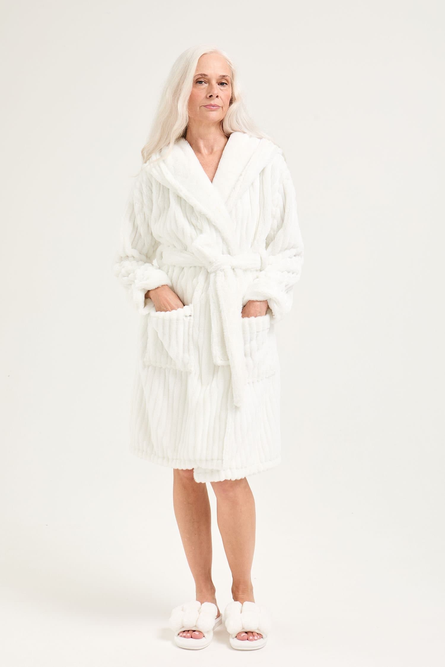 Pretty You London Pretty You London Cream Robe for Women
