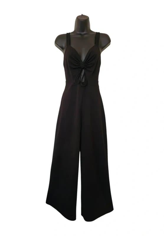 New Look New Look Black Wide Leg Jumpsuit Size 12🖤