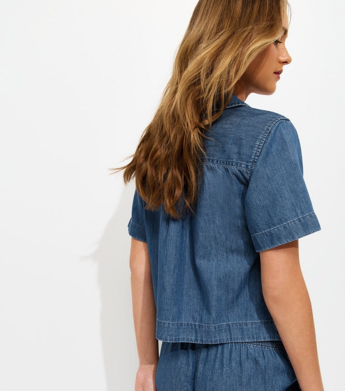 New Look Women's Blue Short Sleeve Boxy Shirt New Look - 4