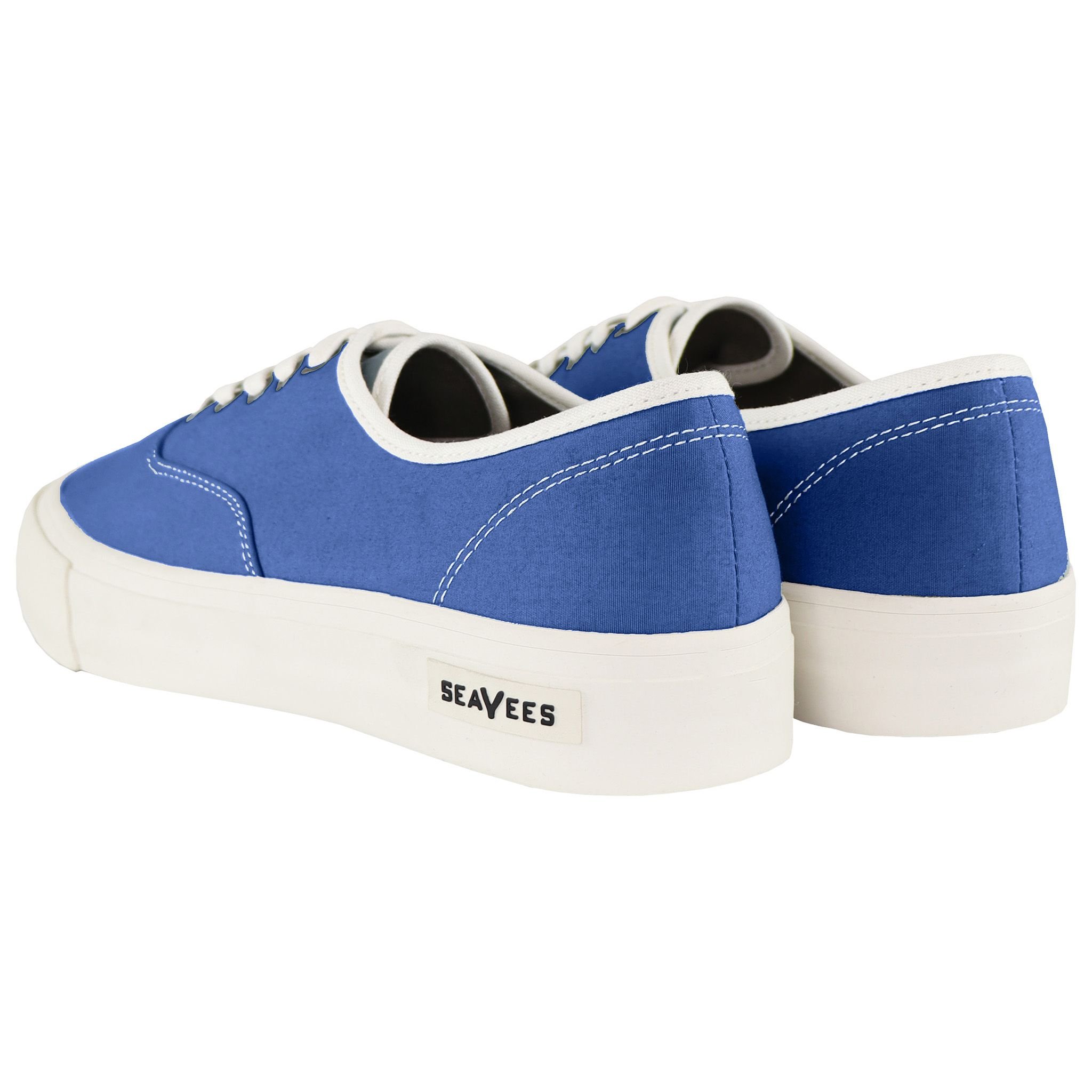 Seavees Seavees Women's Legend Lace-Up Blue Synthetic Plimsolls - 3