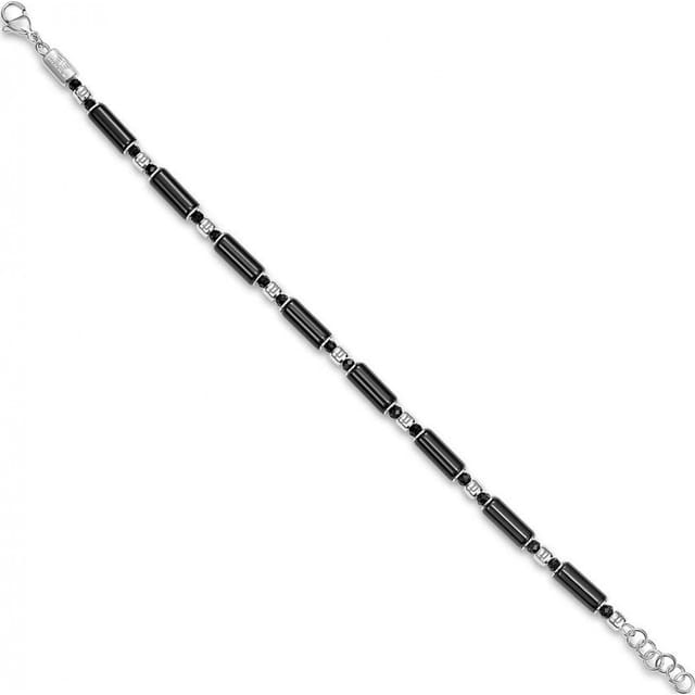Police Police Men's PEAGB0037301 Silo Bracelet in Black - 2