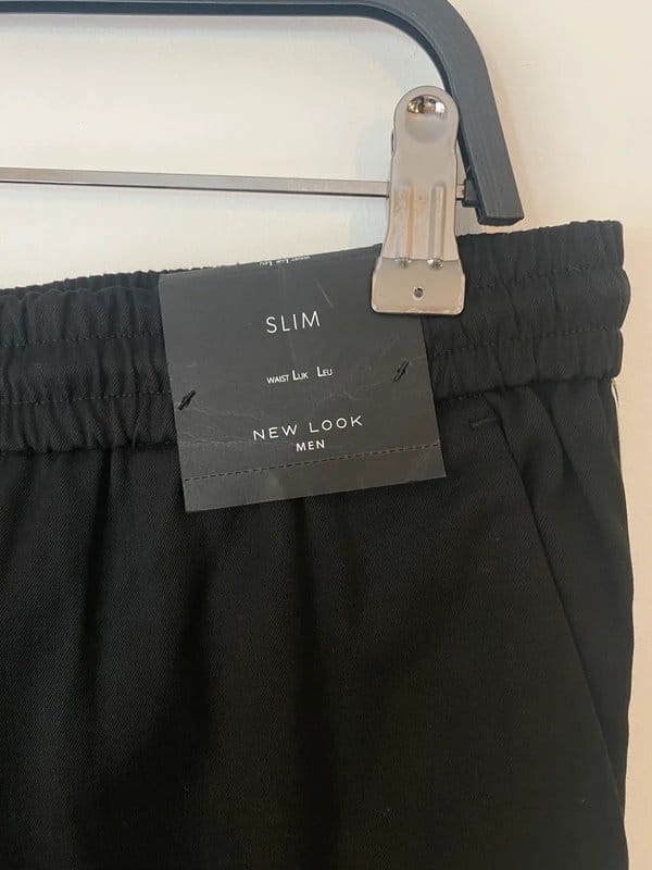 New Look Black Slim Fit Tailored Trousers