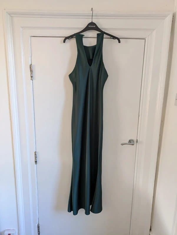 ASOS Design Green halter-neck midi dress