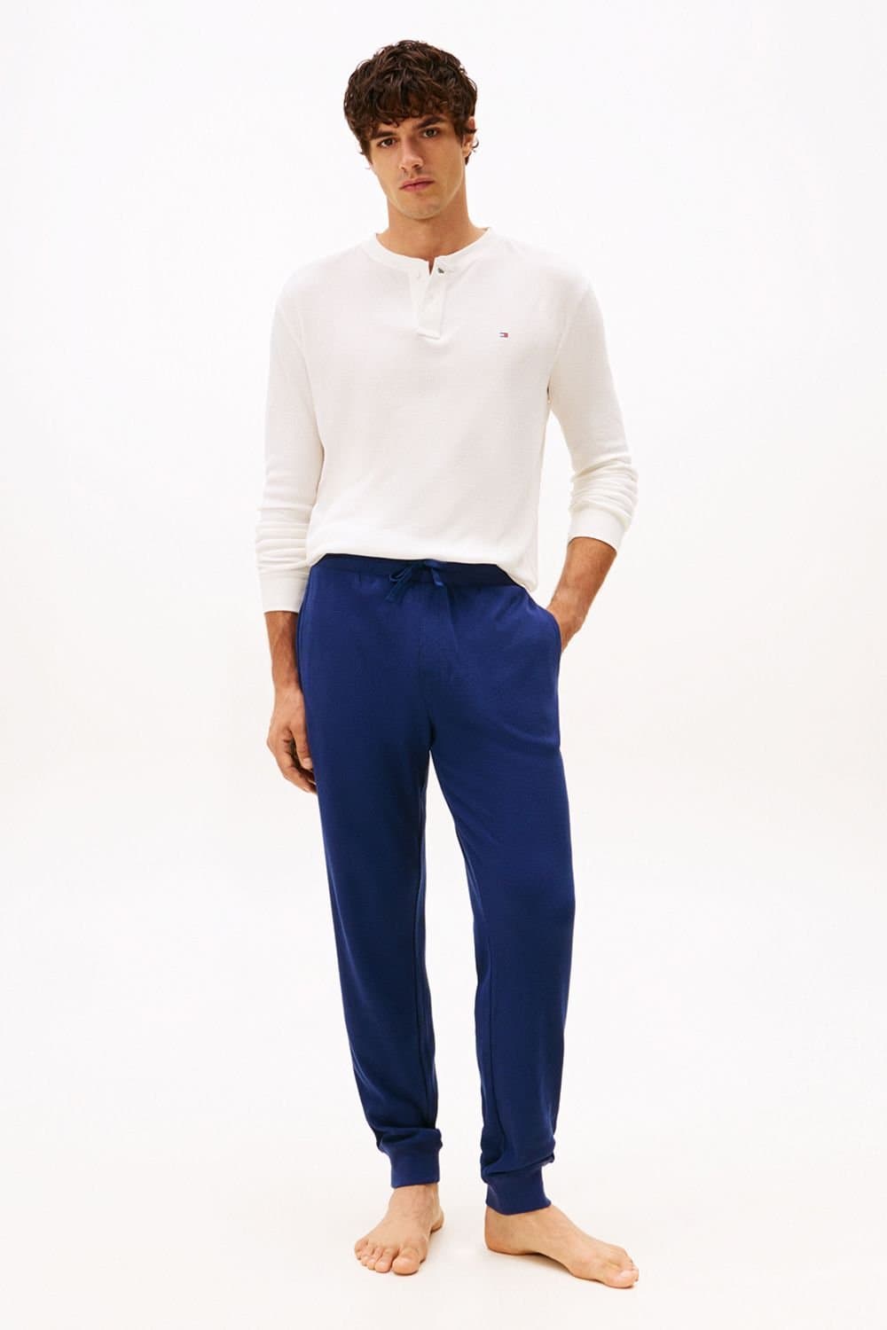 Tommy Hilfiger Tommy Hilfiger Navy Waffle Pant for Men