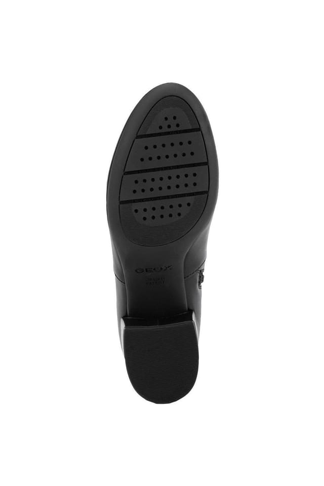 Geox Geox Women's Black 'D Eleana B' Leather Ankle Boots - 3