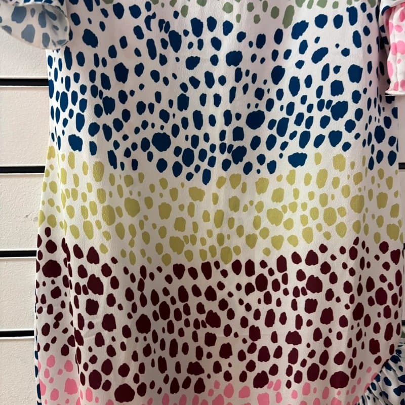 Never Fully Dressed Never Fully  Dressed Multi Leopard Print Midi Dress -Size 10