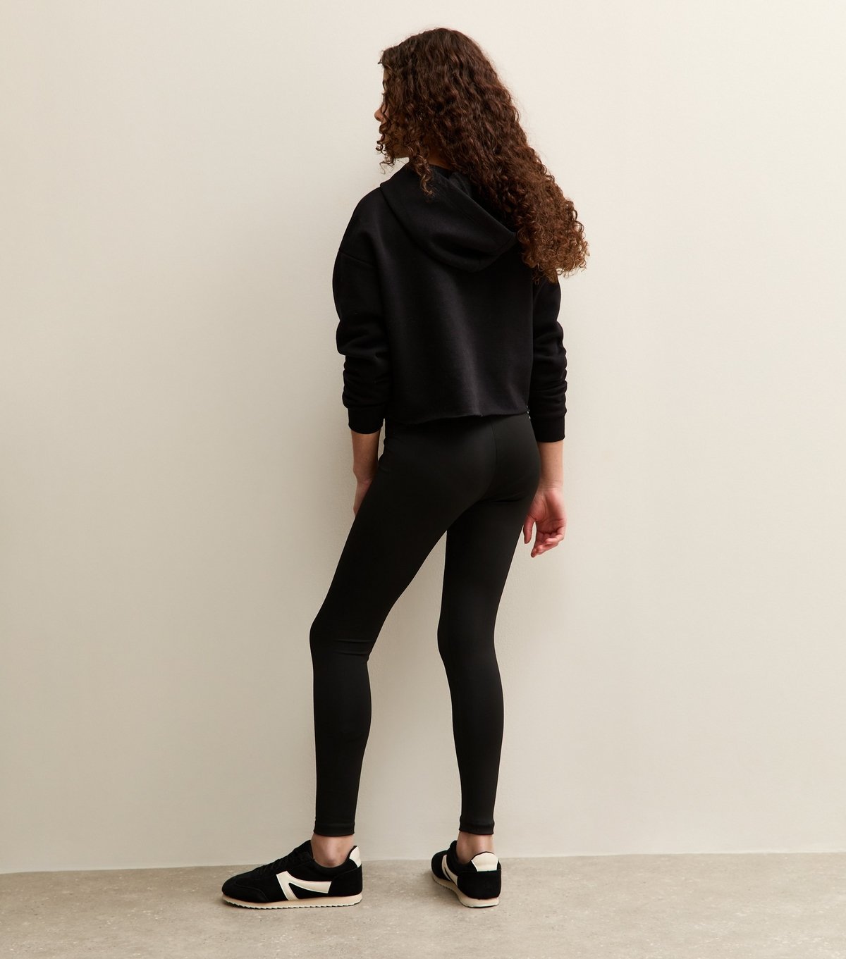 New Look Girls' Black Waistband Leggings New Look - 4