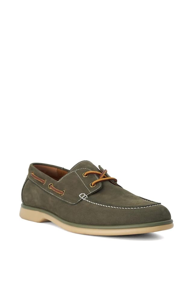 Dune London Dune London Men's 'Buoy' Boat Shoes in Green - 2