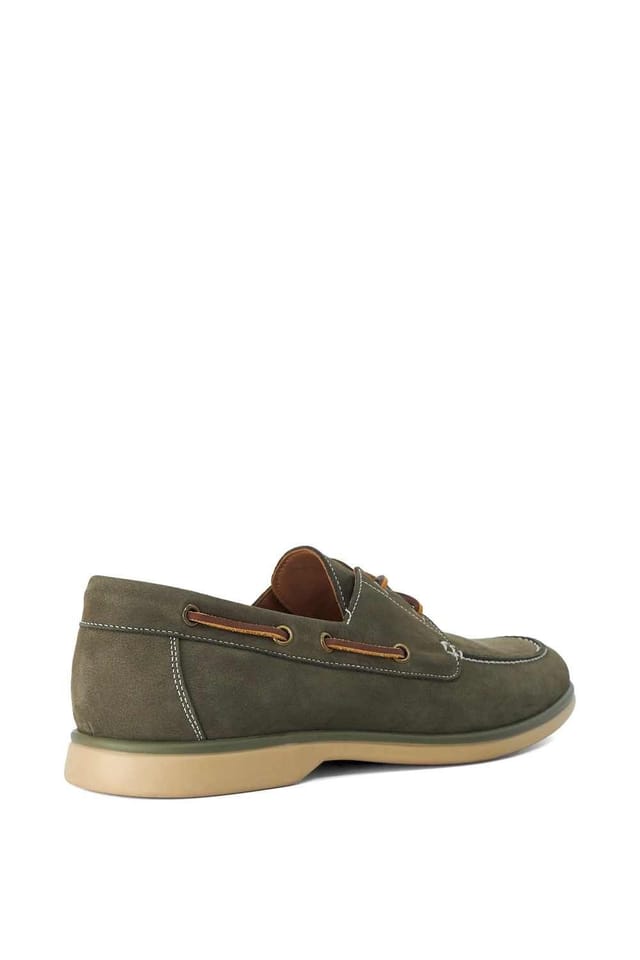 Dune London Dune London Men's 'Buoy' Boat Shoes in Green - 3