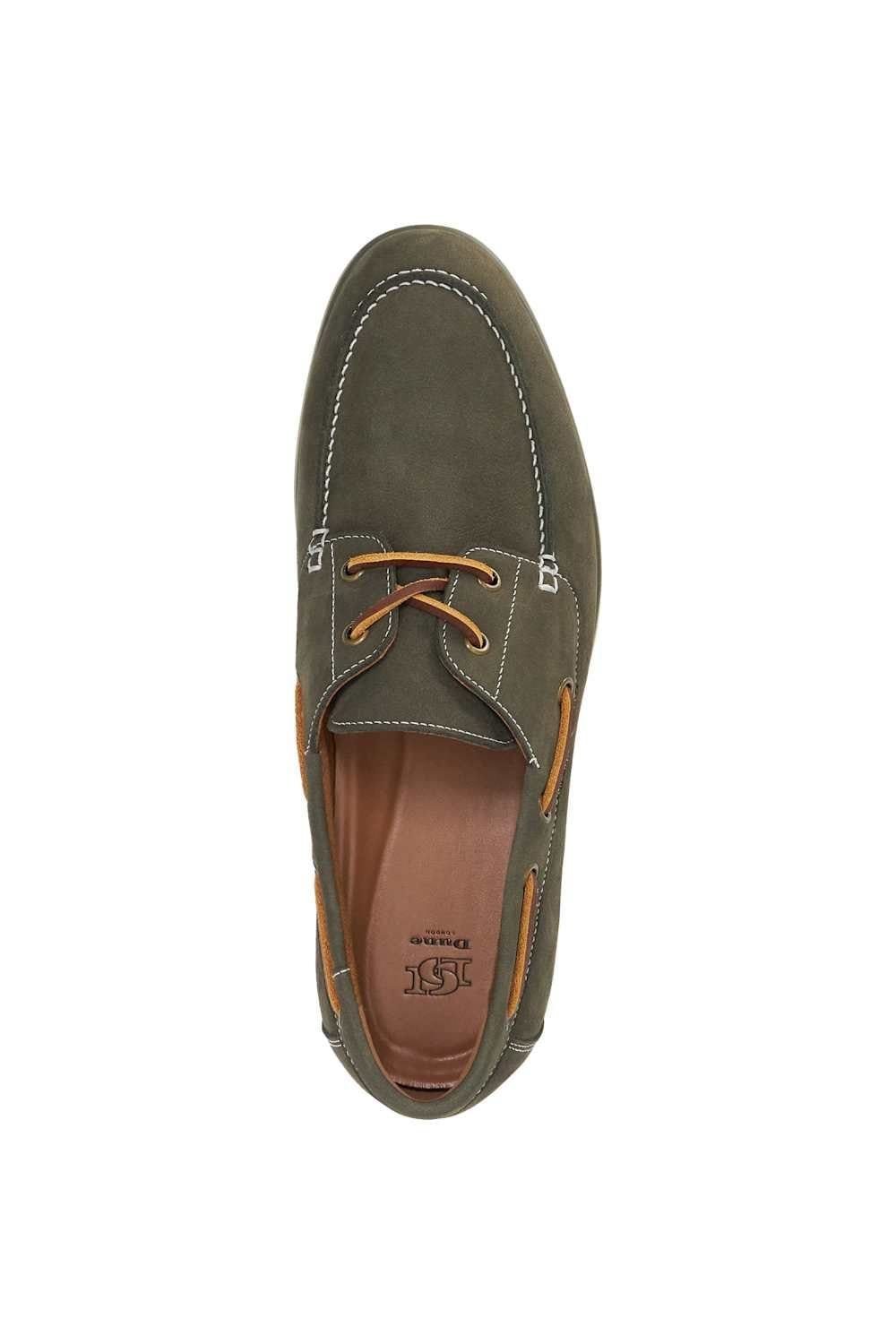 Dune London Dune London Men's 'Buoy' Boat Shoes in Green - 4
