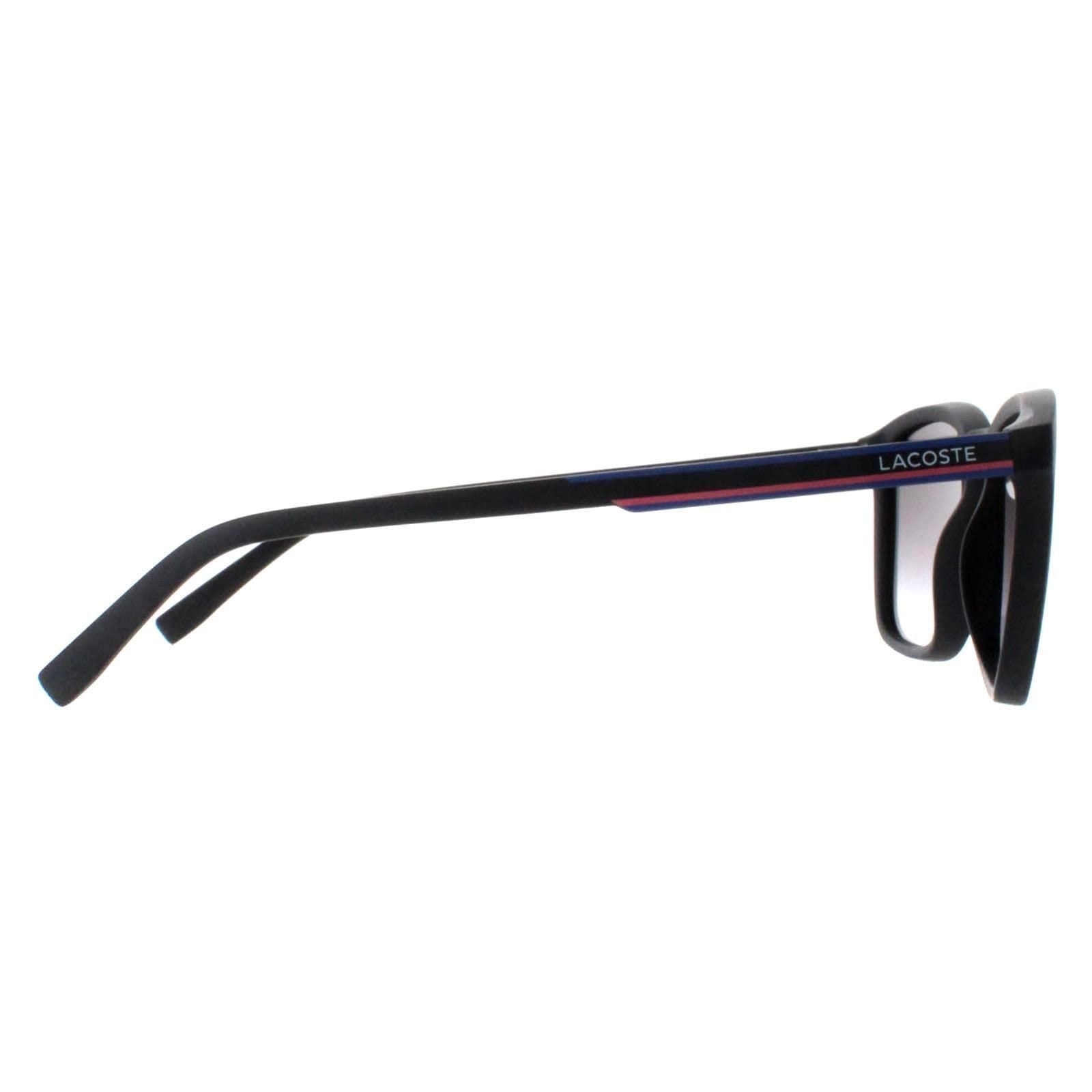 Lacoste Lacoste Men's Square Matte Black Grey Gradient L947S - 4