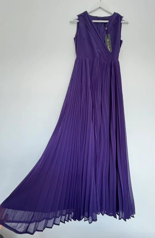 Phase Eight New Phase Eight chiffon maxi dress pleated - gorgeous- RRP £130 -