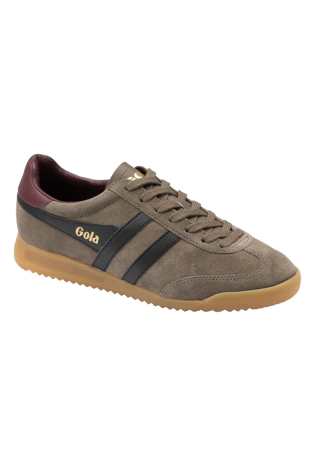 Gola Classics Gola Classics Men's 'Torpedo' Suede Lace-Up Trainers in Dark Green