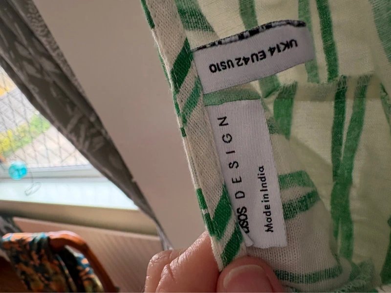 ASOS Summery green halter neck long dress - 1