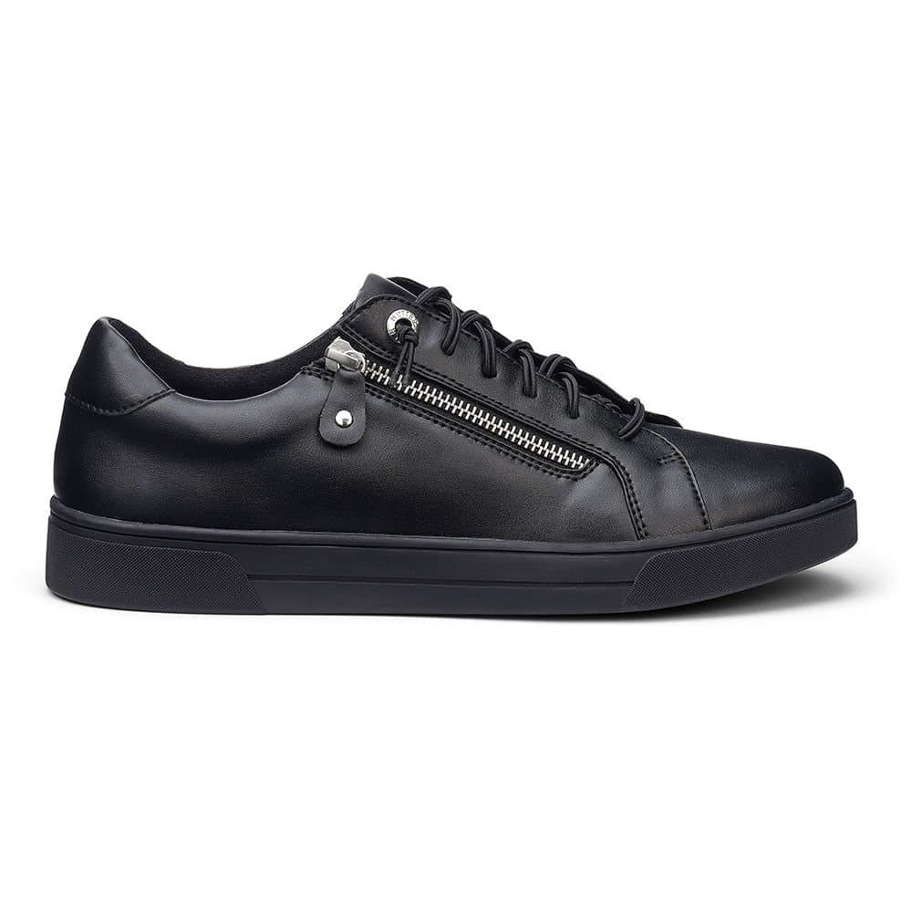 Hotter Hotter Women's 'Leonie' Trainers in Jet Black