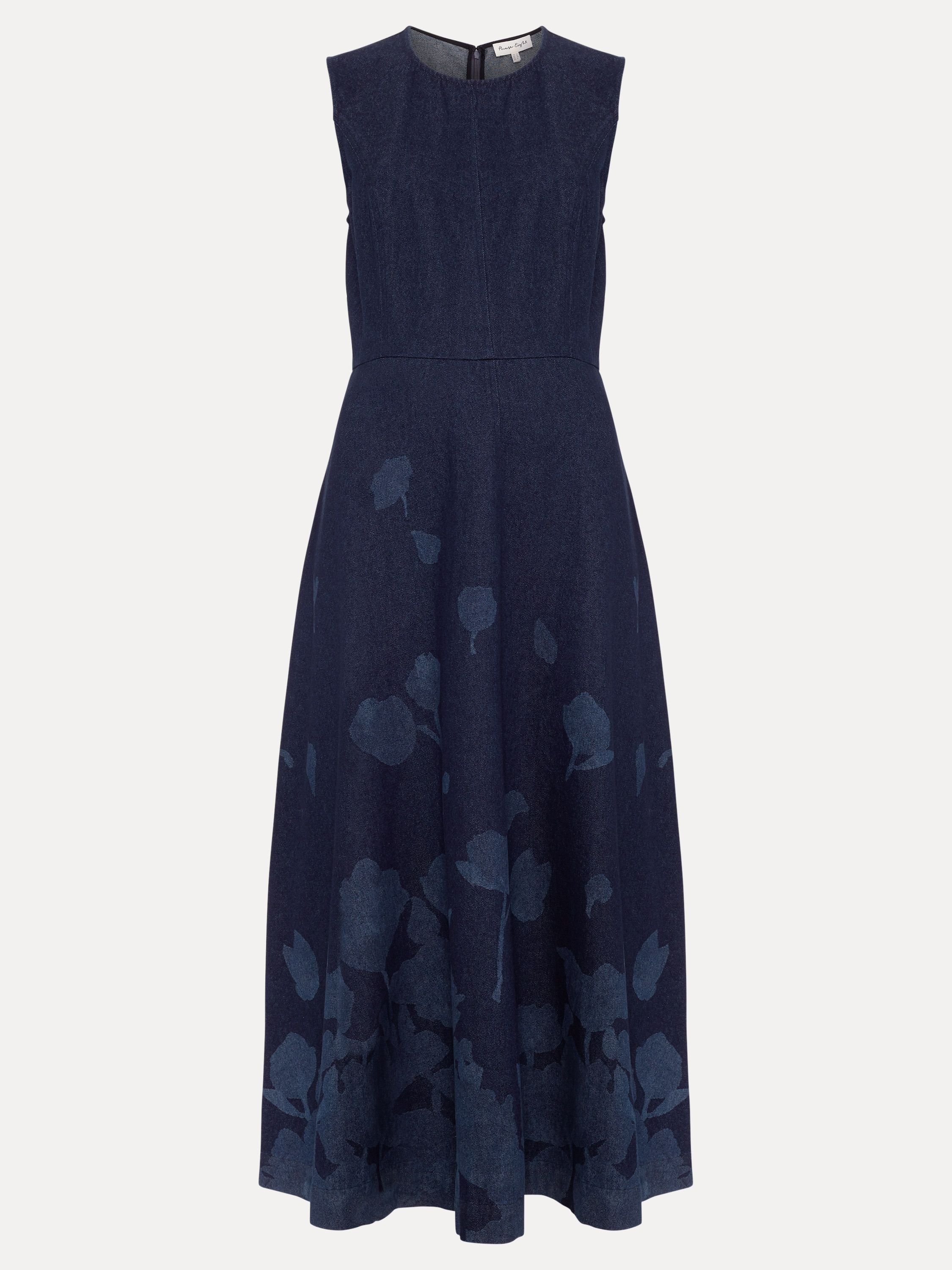 Phase Eight Phase Eight Women's Juliette Sleeveless Denim Dress in Dark Navy - 2